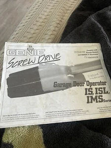 Genie Screw Drive Garage Door Opener Operator User manual IS ISL IMS Series - Picture 1 of 1