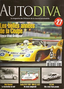 AUTODIVA 27 CG 548 COUPE & SPIDER DICK SEAMAN MOTUL MEAN COUPE SIMCA SHELL 1974 - Bild 1 von 3