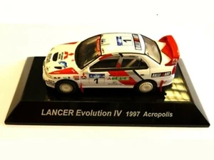 WOW EXTREMELY RARE Mitsubishi Lancer Evo4 Makinen Acropolis 1997 1:64 CMs Kyosho - Picture 1 of 3