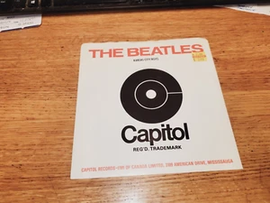 VINTAGE 7" 45 RPM PICTURE SLEEVE & RECORD CAPITOL 6066 BEATLES KANSAS CITY / BOY - Imagen 1 de 4