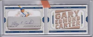 2020 Gary Carter National Treasures Edmund AUTO JUMBO BAT BOOKLET /15 - Mets - Bild 1 von 1