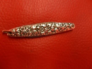Ornate Sterling Silver folding fruit knife - Picture 1 of 6