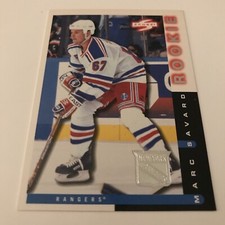 NHL Card, Marc Savard, Rookie Silver 19of20, Score 1997-98, Rangers 