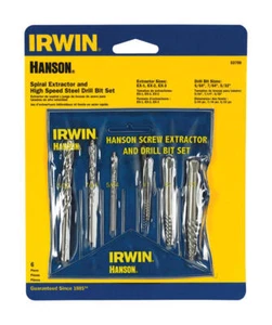 Irwin Hanson 13/32 in. High Speed Steel Bolt Extractor Set 7 in. 6 pc - Picture 1 of 1