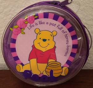 Adorable Disney Winnie the Pooh Clear Purple Zippered Child's Purse w/ Strap NWT - Picture 1 of 10