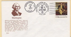 TurtlesTradingPost- Washington at Princeton 1976 #1704 FDC Cancel Morristown - Picture 1 of 1