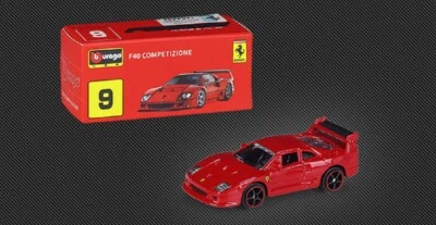 Bburago 1:64 Ferrari F40 Competizione Diecast Model Racing Car NEW IN BOX - Image 1 of 2