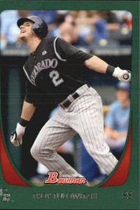 2011 (ROCKIES) Bowman Green #155 Troy Tulowitzki /450