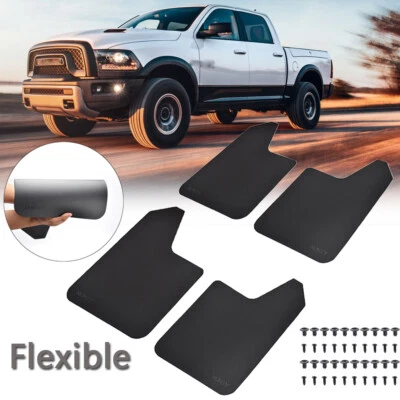XUKEY Mud Flaps Splash Guards Mudguards Mudflaps For Dodge Ram pickup 1500 3500 - Image 1 of 4