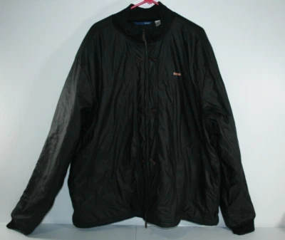 Abrigo Chaqueta Reebok Negro Para Hombre Cremallera Completa Talla 3XL Foto 1 de 4