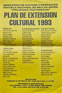 Afiche / poster - Plan de extensión cultural 1993 - Raul Lozza y otros - Picture 1 of 1