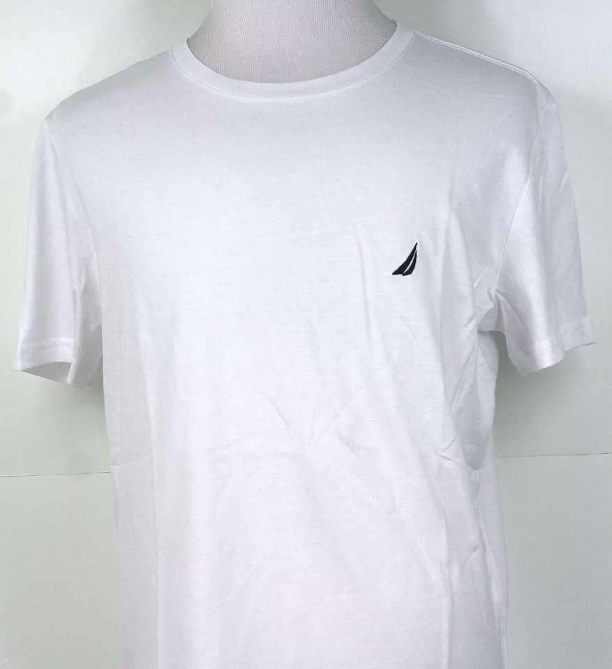 Nautica T-Shirt Crew Neck Vneck Short Sleeve with Logo S M L XL 2XL 3XL - Image 1 of 1