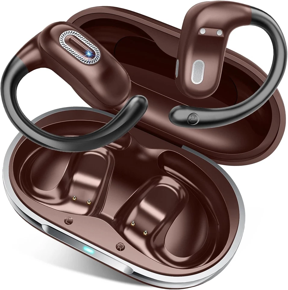 Open-Ear Headphones, Ultra-Comfort, Snug Fit, Powerful Sound, Clear Calls, 50H P - Image 1 of 1