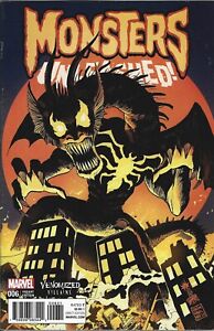 Monsters Unleashed #6 VF 2017 Marvel Comic Venomized Variant FIN FANG FOOM