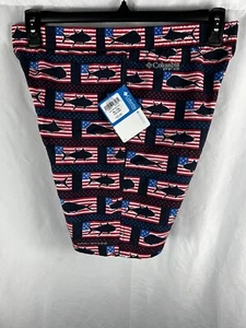 Boys Columbia Super Backcast Swim Pool Short UPF 50 Red White Blue Patriotic USA - Picture 1 of 6
