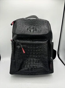 boshiho Real Leather Laptop Backpack Fashion Travel Bag Daypack for Men Small - Picture 1 of 15