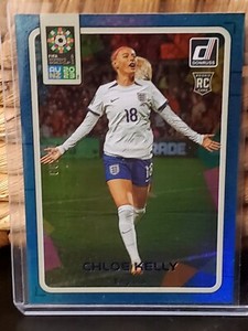 CHLOE KELLY 2023 Donruss Womens World Cup Soccer Rookie SP Blue /99 #206 England