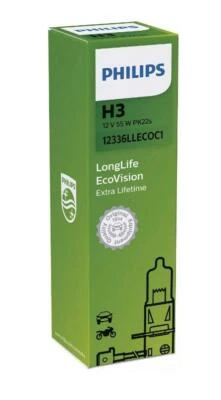 H3 PH-12336LLECOC1 PK22s 12V 55W Philips halogen - Image 1 of 3