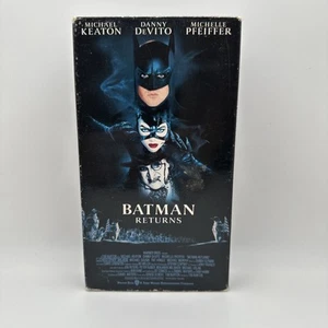 Batman Returns VHS 1992 Michael Keaton Christopher Walken OOP NOS Rare FS - Picture 1 of 7