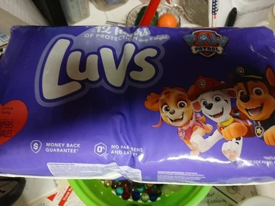 Pañales Luvs Ultra antifugas - tamaño 1, 48 piezas para diseño Paw Patrol de 8-14 libras Foto 1 de 3