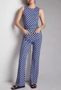 Anthropologie Maeve Strick-Overall geometrisch ausgestellt US-Größe X-Small neu ohne Etikett - Bild 1 von 12