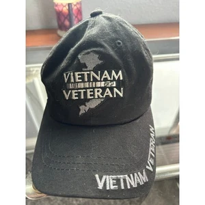 NWOT- military official Vietnam veteran adjustable black ball cap - Picture 1 of 4