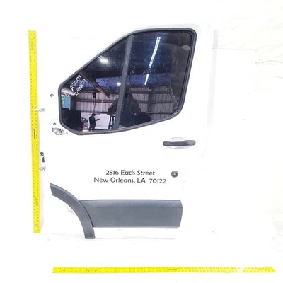 2015 2016 2017 2018 2019 Ford Transit 250 OEM White Low Roof Front Left Door  - Image 1 of 4