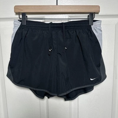 Nike Women’s Medium Running Dri Fit Black Shorts With Built In Shorts Activewear - Image 1 of 4