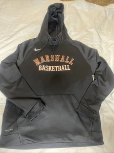 Marshall Basketball Nike Dri Fit Hoodie Size Large - Picture 1 of 9