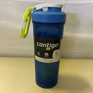 Contigo Shake & Go Fit Shaker Bottle 28oz  Leak Proof Carabiner Water Bottle ..W - Picture 1 of 8