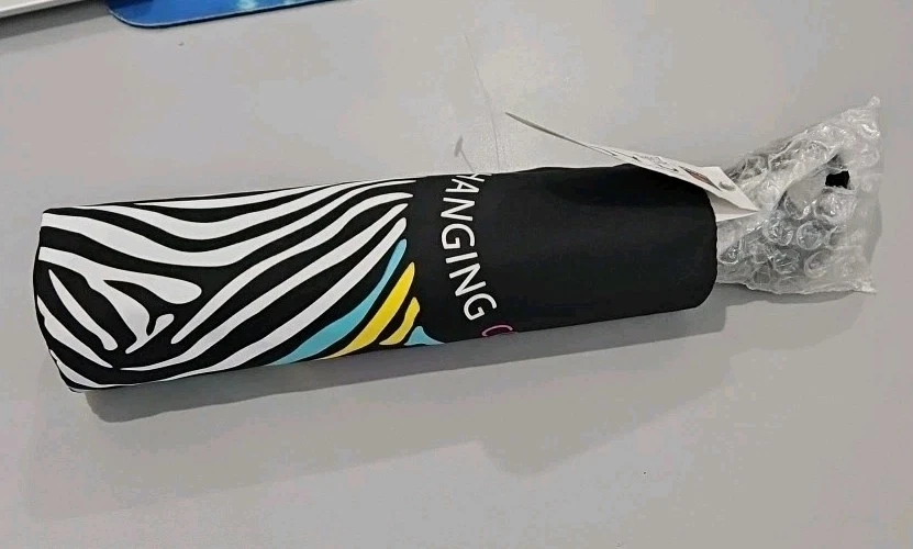 NUEVO NUEVO CON ETIQUETAS Paraguas Knirps Floyd Duomatic Negro Blanco Cambiando de Color (cuando está mojado) Foto 1 de 4