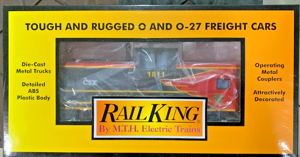MTH Rail King 30-77373 CSX/W Maryland Extended Vision Caboose  #1811 O Gauge NEW - Image 1 of 3
