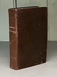Leather Bound Catholic Prayer Book Easter Offices For Use of Rome French 1899 - Picture 1 of 9