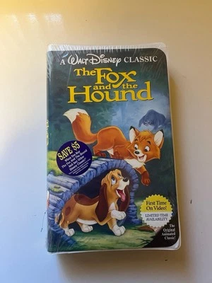 Disney VHS Tape - The Fox And The Hound Black Diamond Collection SEALED - Image 1 of 4