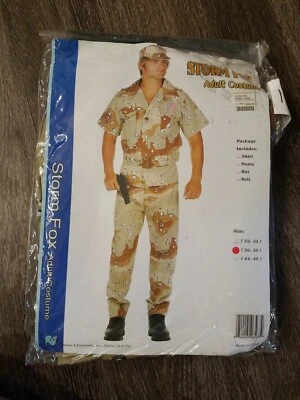 T Adult Military Storm Fox Halloween Costume Size M - Image 1 of 3