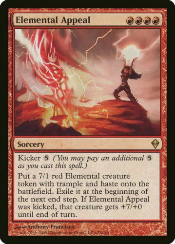 ELEMENTAL APPEAL - MTG Zendikar Rare Sorcery - Image 1 of 1