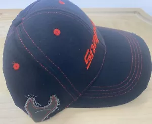 Snap-On Tools Distressed Wrench Adjustable Hat Cap Red Black - Picture 1 of 9
