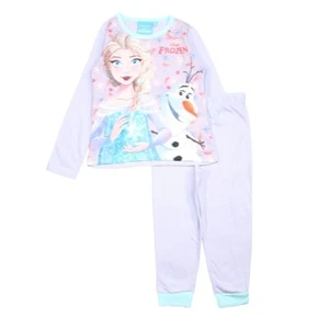 Girls' Pajamas, Purple Color. Frozen (Model No. 2) For Ages 2 To 10. - Picture 1 of 5