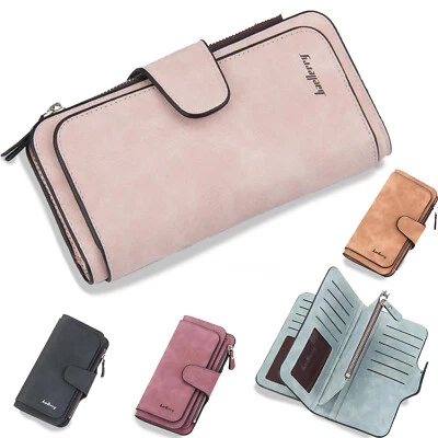 Portemonnaie Damen Geldbörse Portmonee Wallet Geldbeutel Kunstleder  XXL groß - Bild 1 von 4