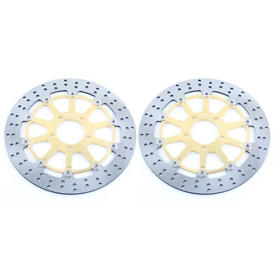 2x Disques de frein Avant Pour Suzuki GSXR600 GSXR750 1997-2003 TL1000 R/S 98-03 - Image 1 of 4