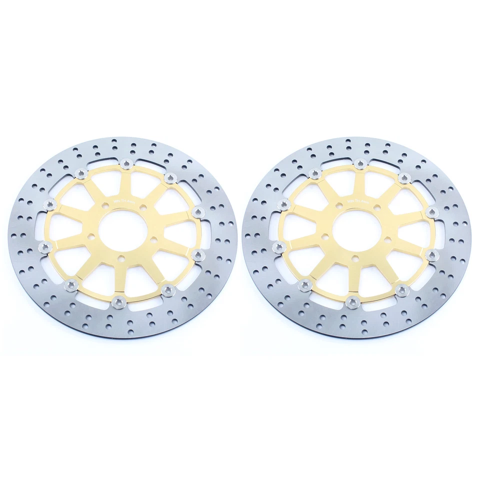 2x Disques de frein Avant Pour Suzuki GSXR600 GSXR750 1997-2003 TL1000 R/S 98-03 - Image 1 of 4