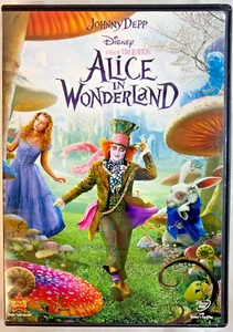 Disney's Alice in Wonderland 2010 DVD by Tim Burton with Johnny Depp - Picture 1 of 4