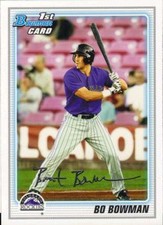 2010 Bowman Prospects #BP12 Bo Bowman Rockies NM-MT 