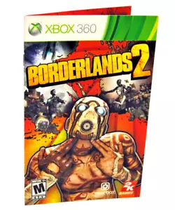 Nur Bedienungsanleitung Borderland 2 Gear Box 2K Spiele XBOX 360 2012 ohne Spiel - Bild 1 von 2