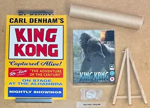 KING KONG - EVERYTHINGBLU EXCLUSIVE 4K + BLU RAY STEELBOOK - NEW & SEALED - Picture 1 of 14