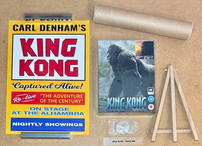 KING KONG - EVERYTHINGBLU EXCLUSIVE 4K + BLU RAY STEELBOOK - NEW & SEALED - Image 1 of 4