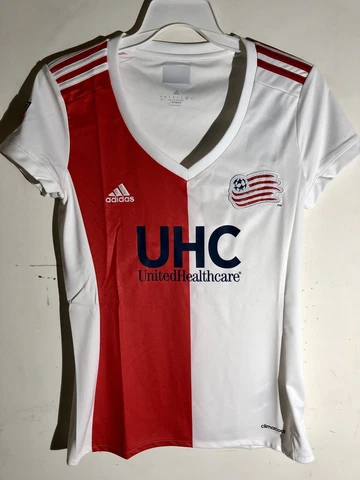 Adidas Women's MLS Jersey New England Revolution Team White sz S Cover