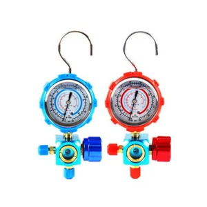 R410a R134a Digital Manifold Gauge Set HVAC A/C Refrigeration Charging Kit L/H - Picture 1 of 14