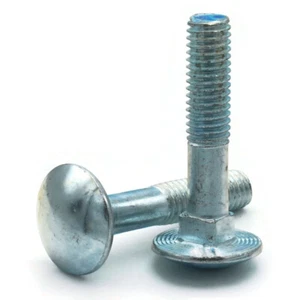 M12-1.75 Carriage Bolts Metric DIN 603 Class 4.6 Zinc Plated Steel Pick Size+QTY - Picture 1 of 24