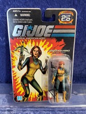 Gijoe G.I. Joe 25th Anniversary MOC Counter Intelligence Scarlett 2007